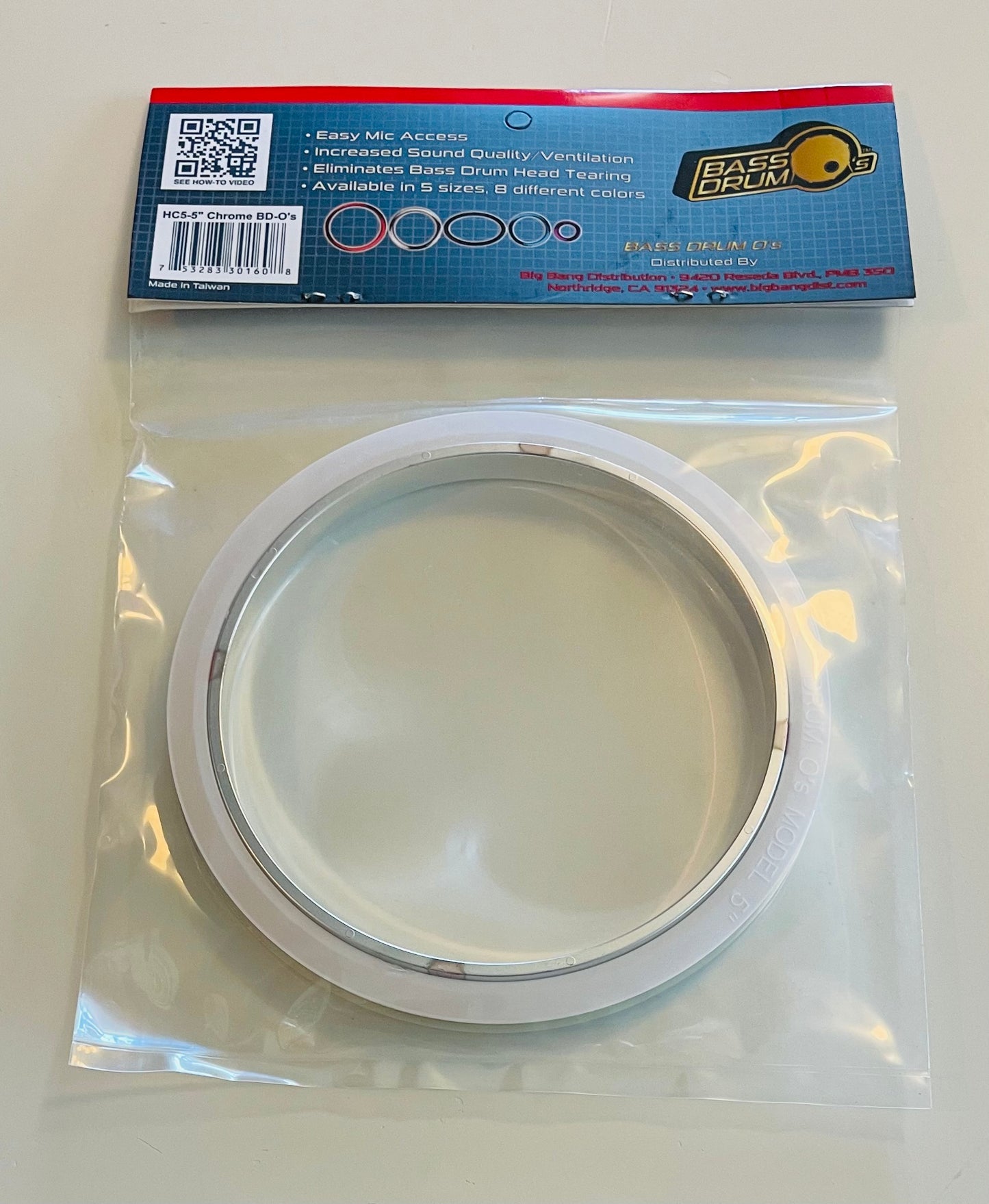 5" Bass Drum O's