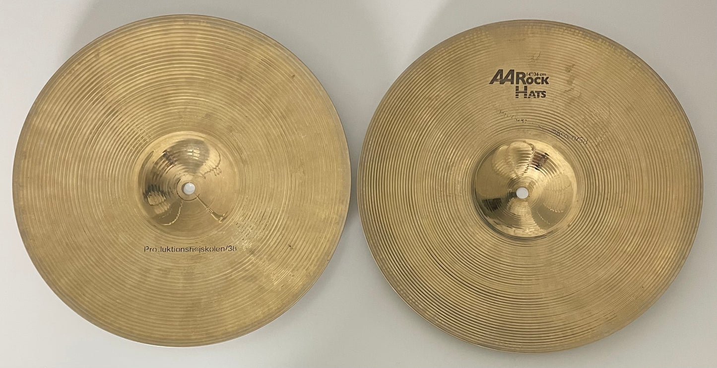 14" Sabian AA Rock Hats Hi-hat
