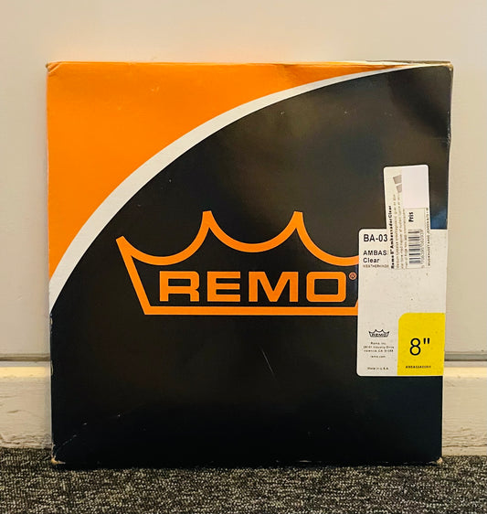 8" Remo Ambassador Clear