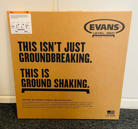 18" Evans G2 Clear