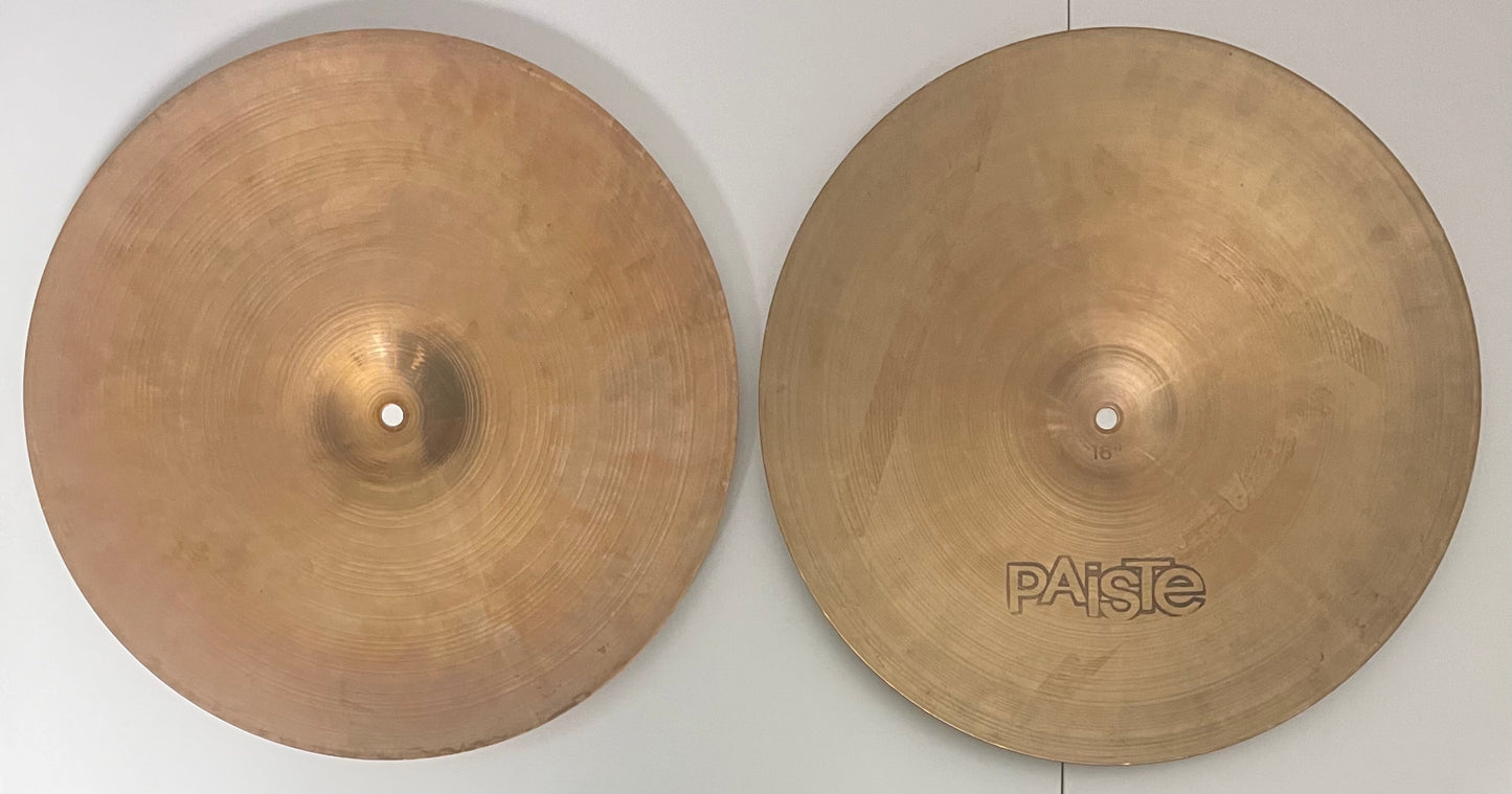 16" Paiste 2002 'Black Label' Hi-hat (sammensat)