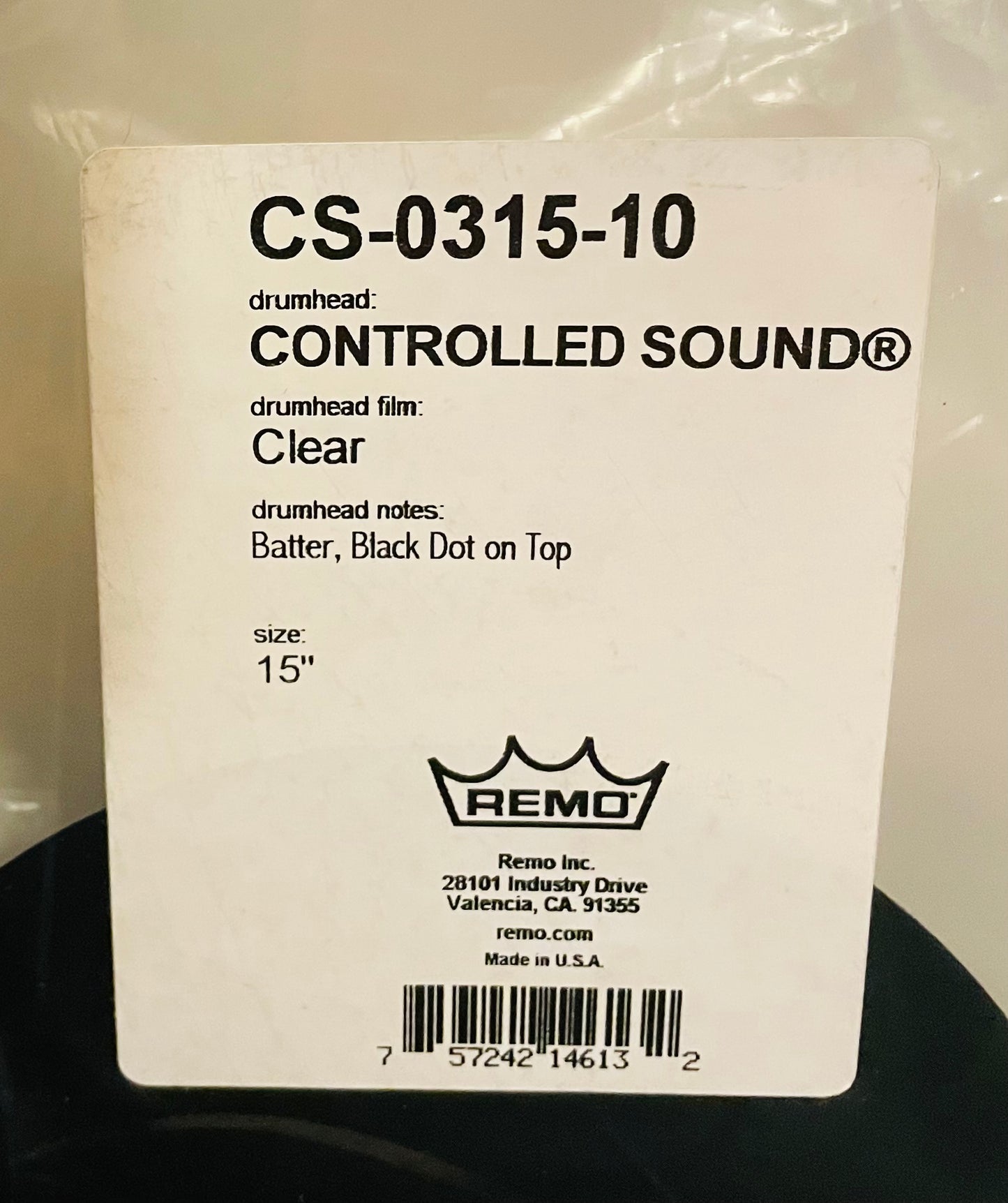 15" Remo Controlled Sound Clear