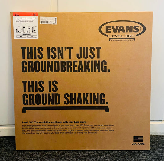18" Evans G1 Clear
