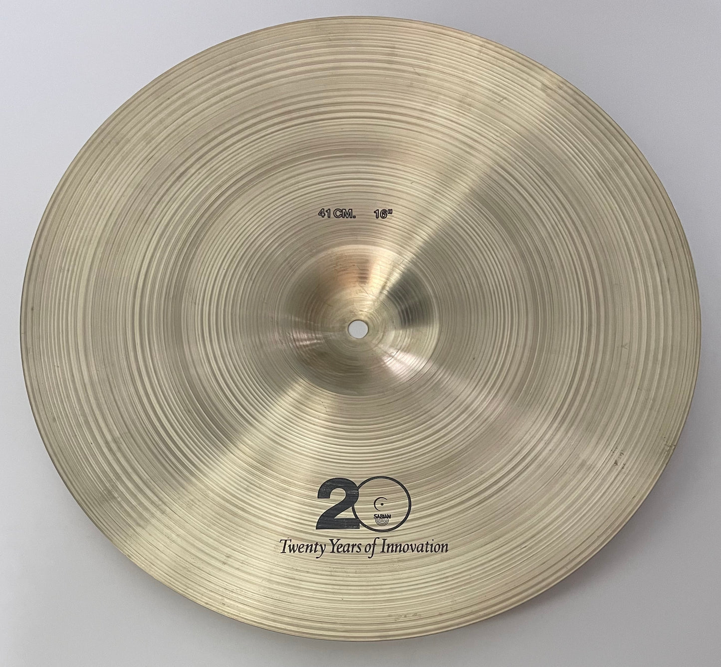 16" Sabian '20 Years of Innovation' Crash
