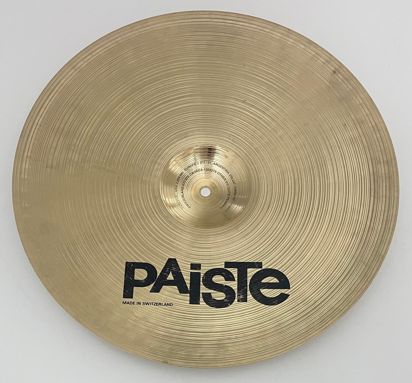 16" Paiste 'Sound Formula' Thin Crash