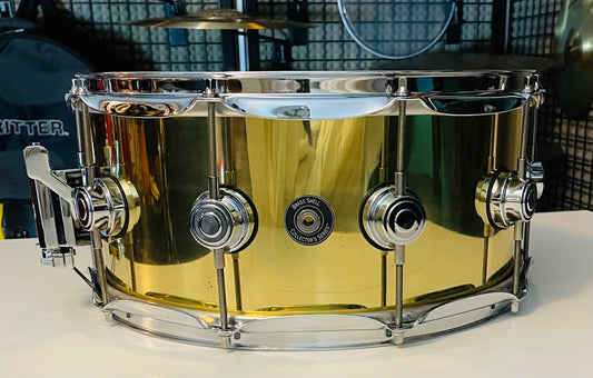 14" x 6,5" DW Collector's Series Messing Lilletromme