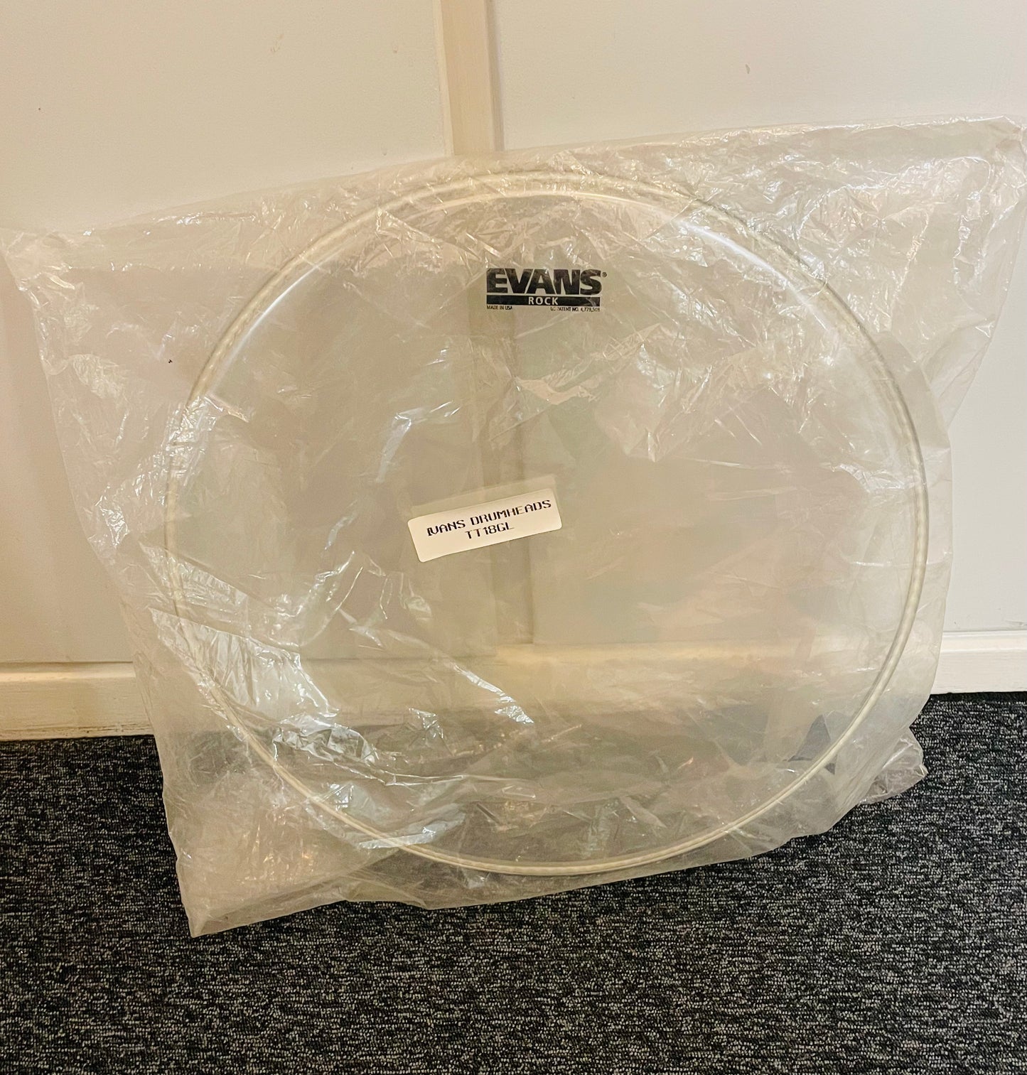 18" Evans Rock Clear (gulvtam)