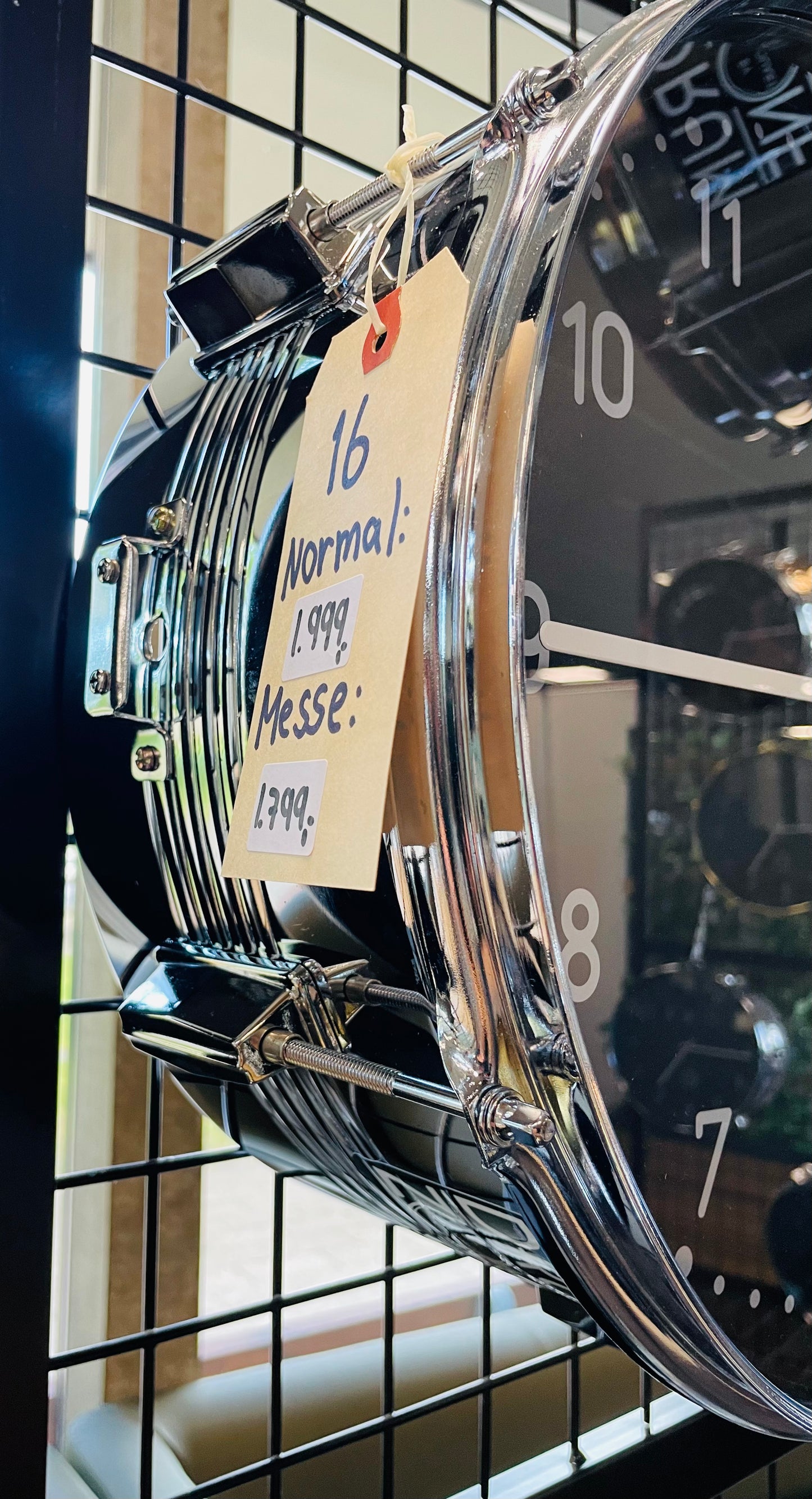 (16) 14" x 7.25" Wall Clock