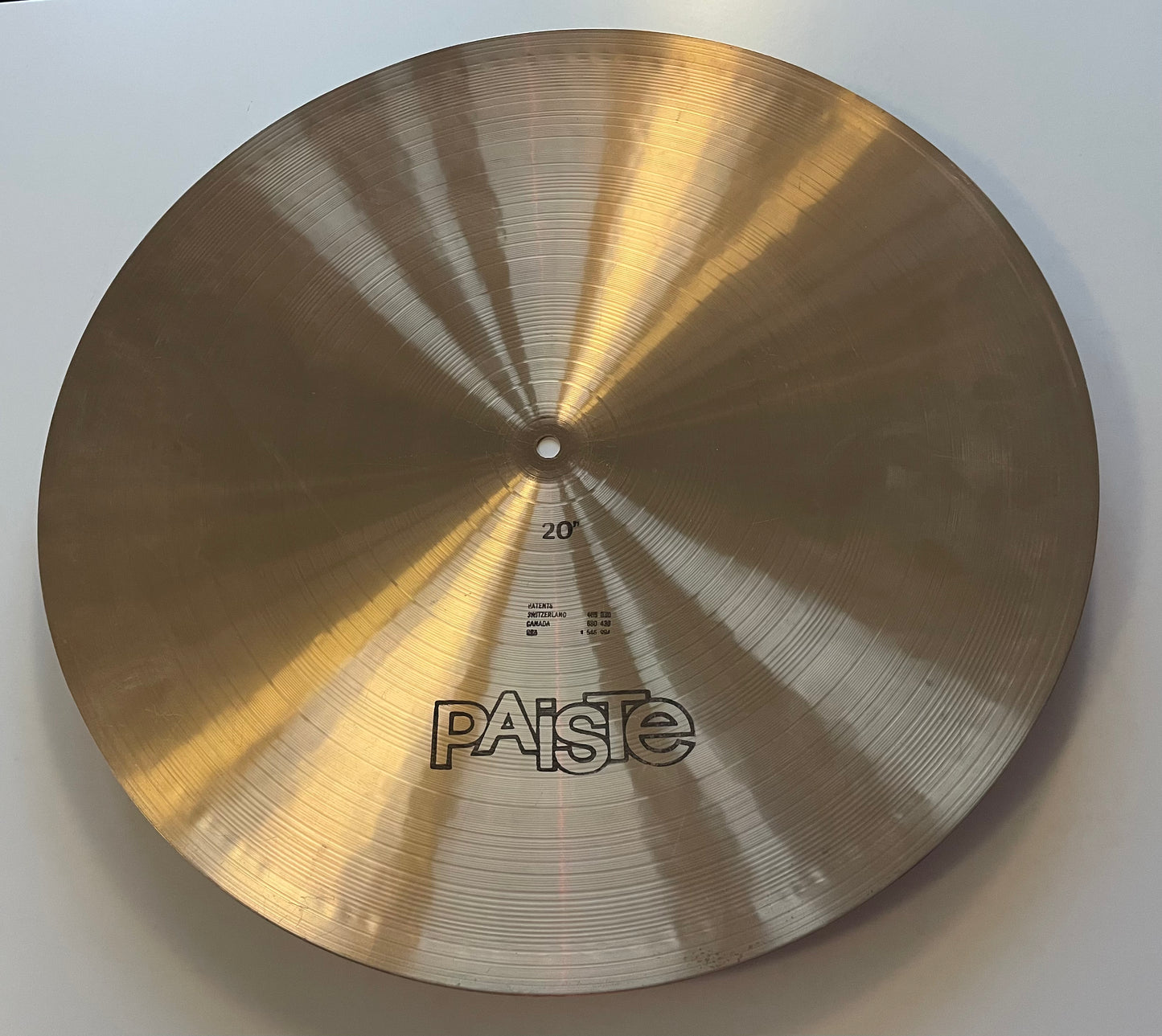 20" Paiste 2002 'Black Label' Flat Ride