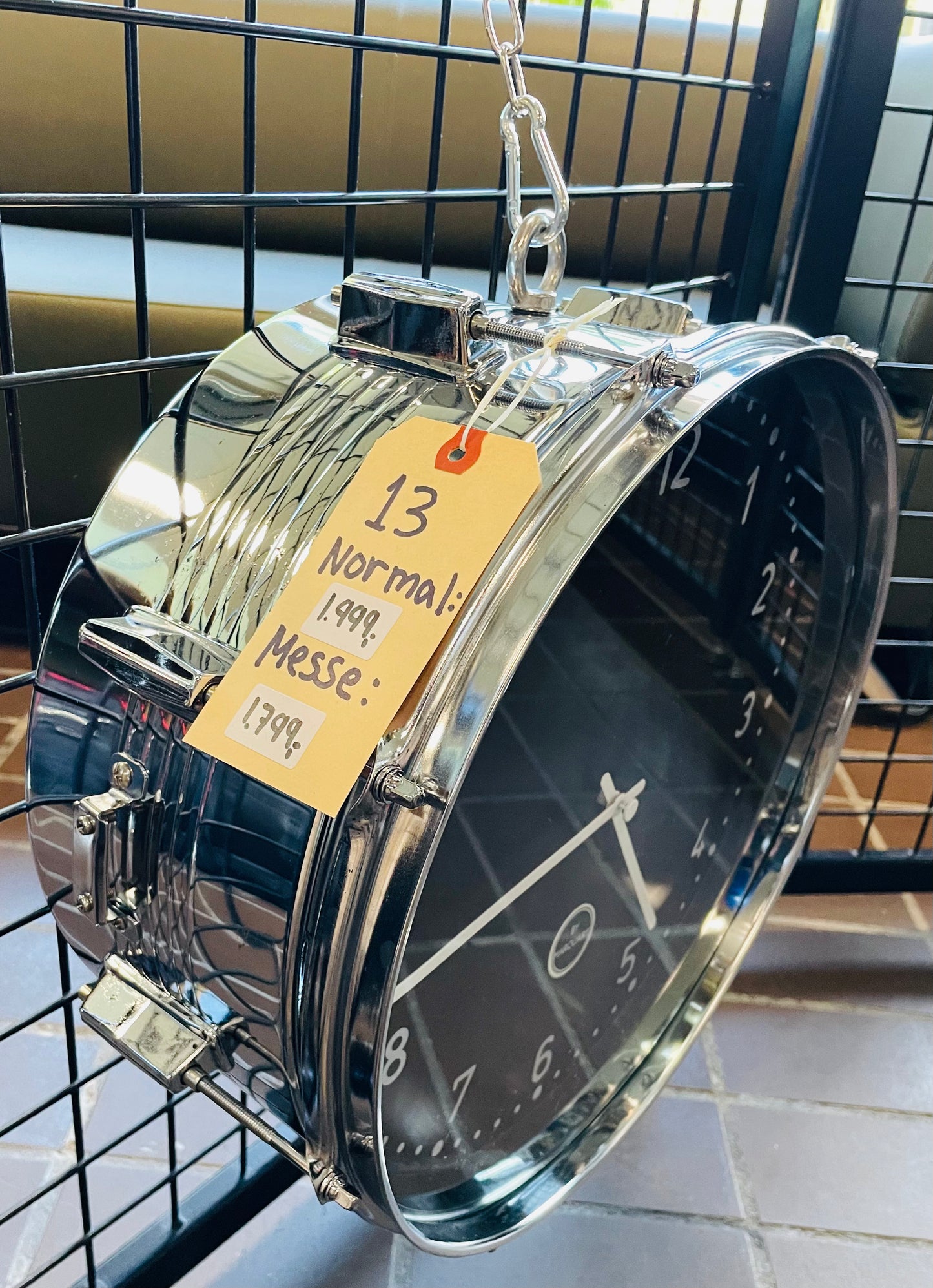 (13) 14" x 7" Chain Clock