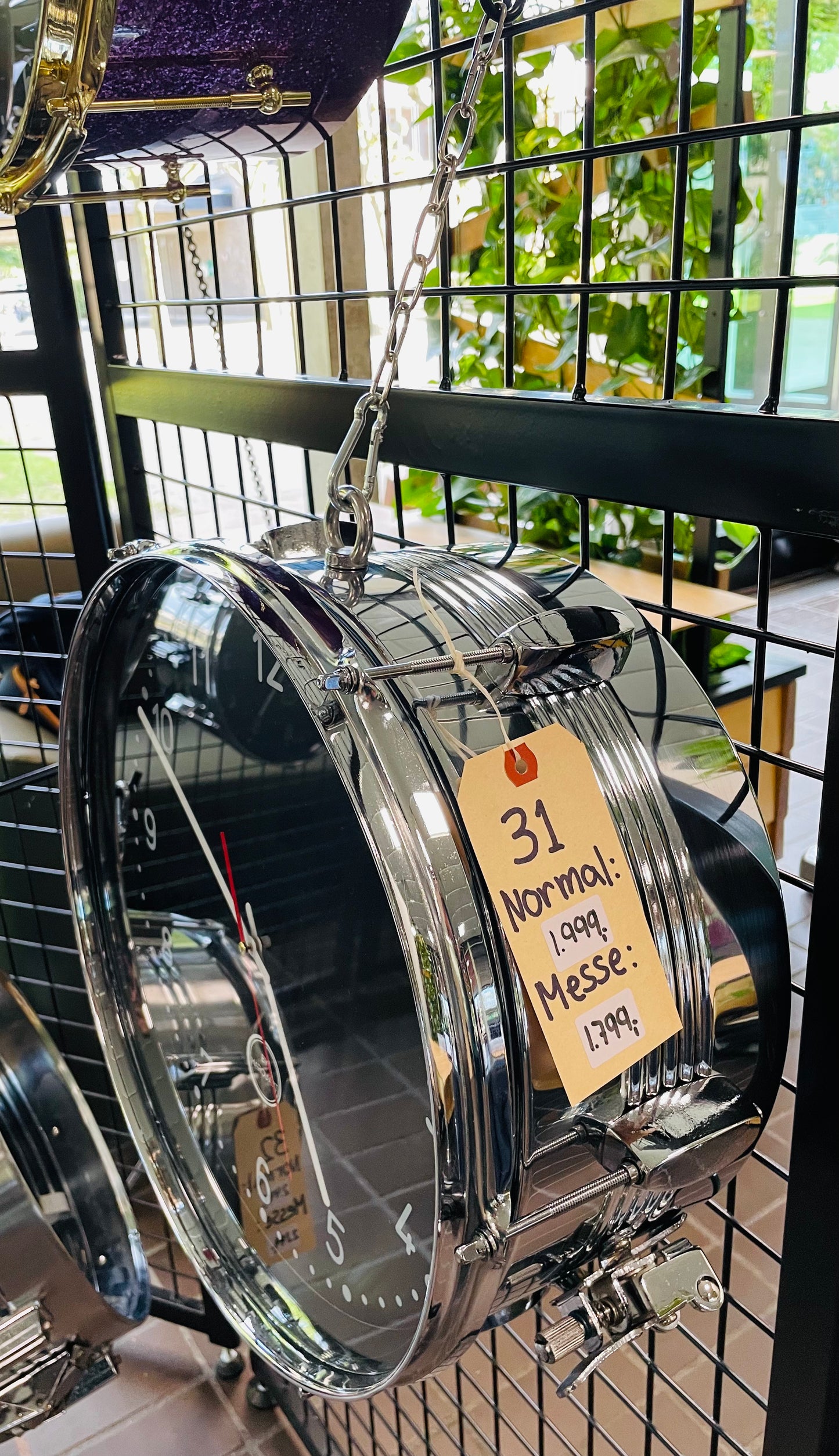 (31) 14" x 7" Kæde-ur