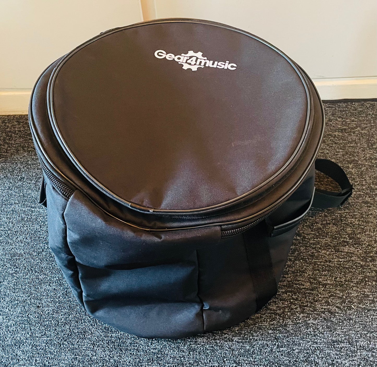 14" Trommetaske med bæresele