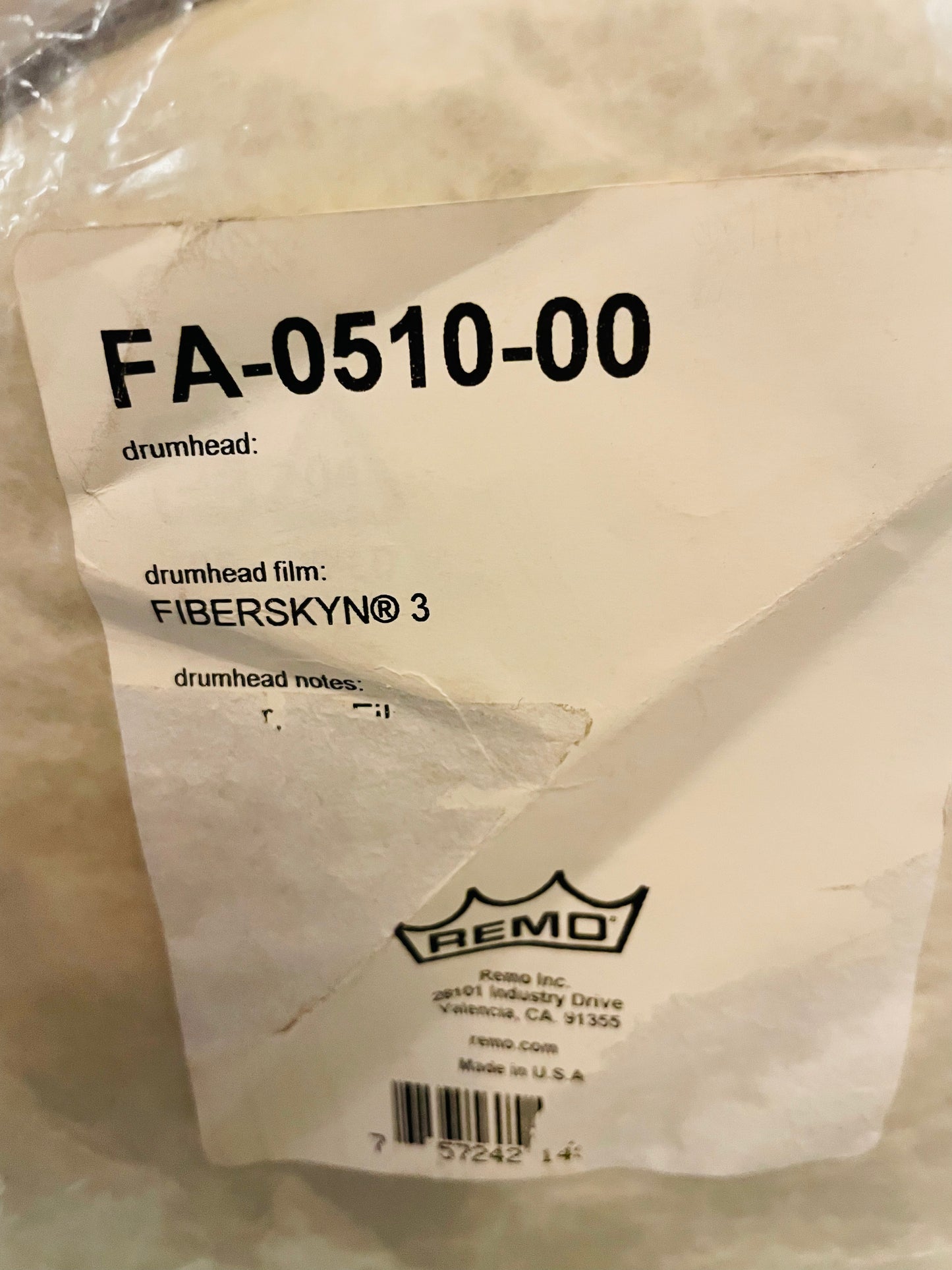 10" Remo Fiberskyn