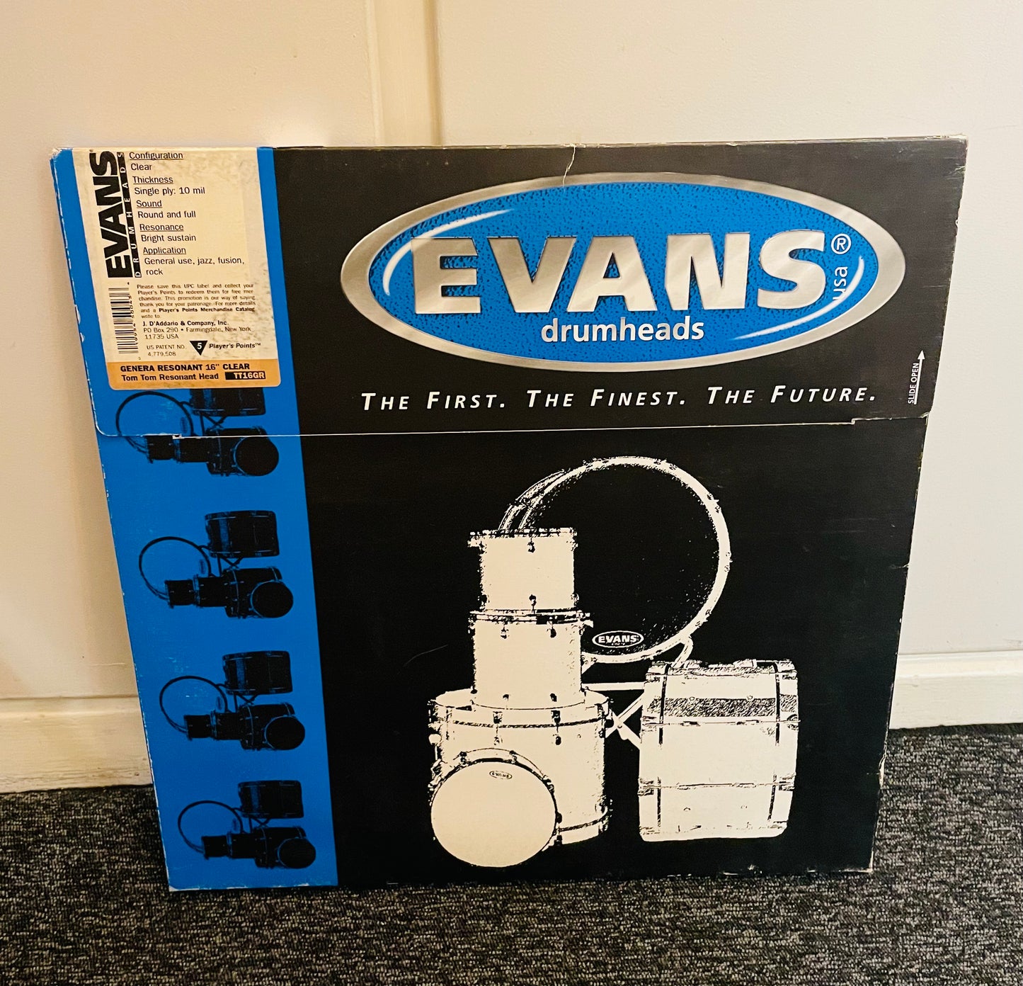 16" Evans Genera Resonant Clear
