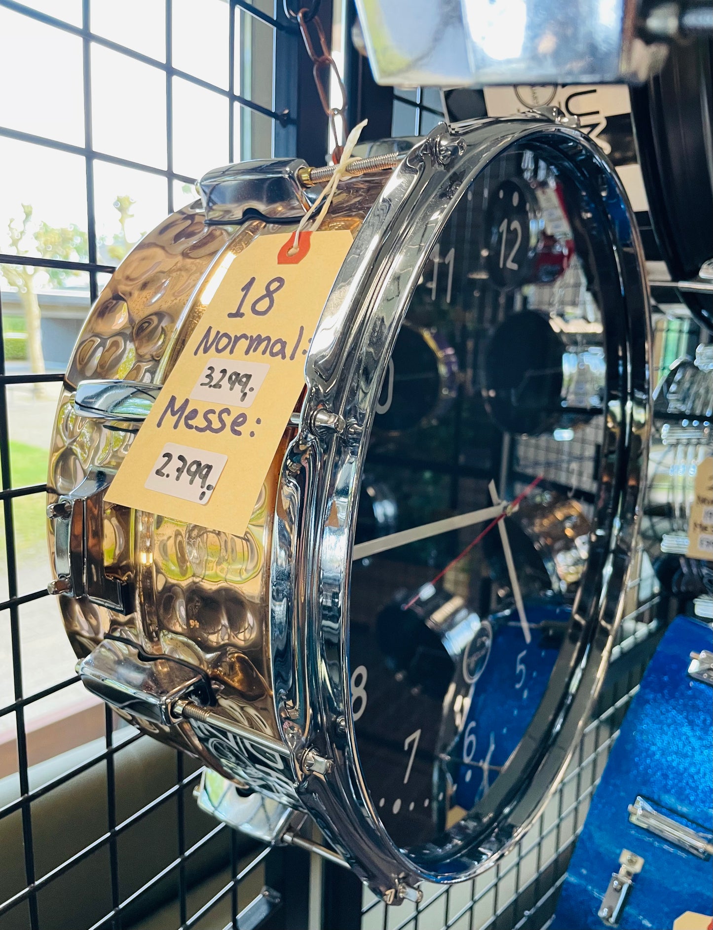 (18) 14" x 7" Chain Clock