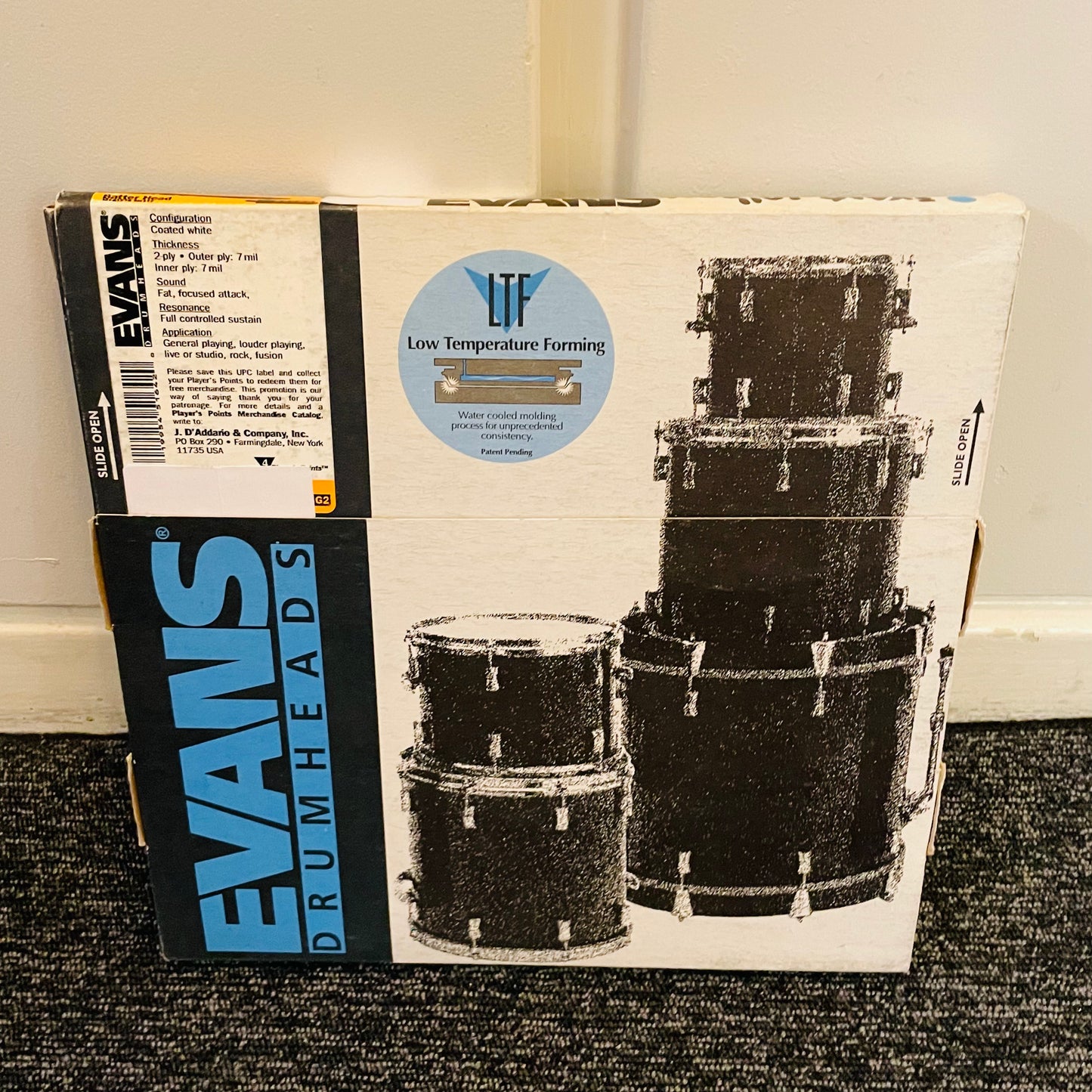 10" Evans G2 Rock Clear