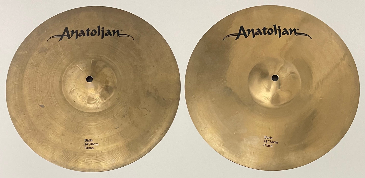 14" Anatolian Baris Hi-hat (sammensat)