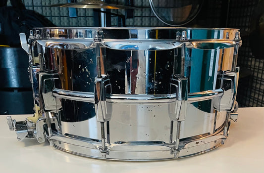 14"x 6,5" Ludwig Blue Olive Super Sensitive Lilletromme