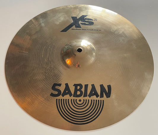 16" Sabian XS20 Medium Thin Crash