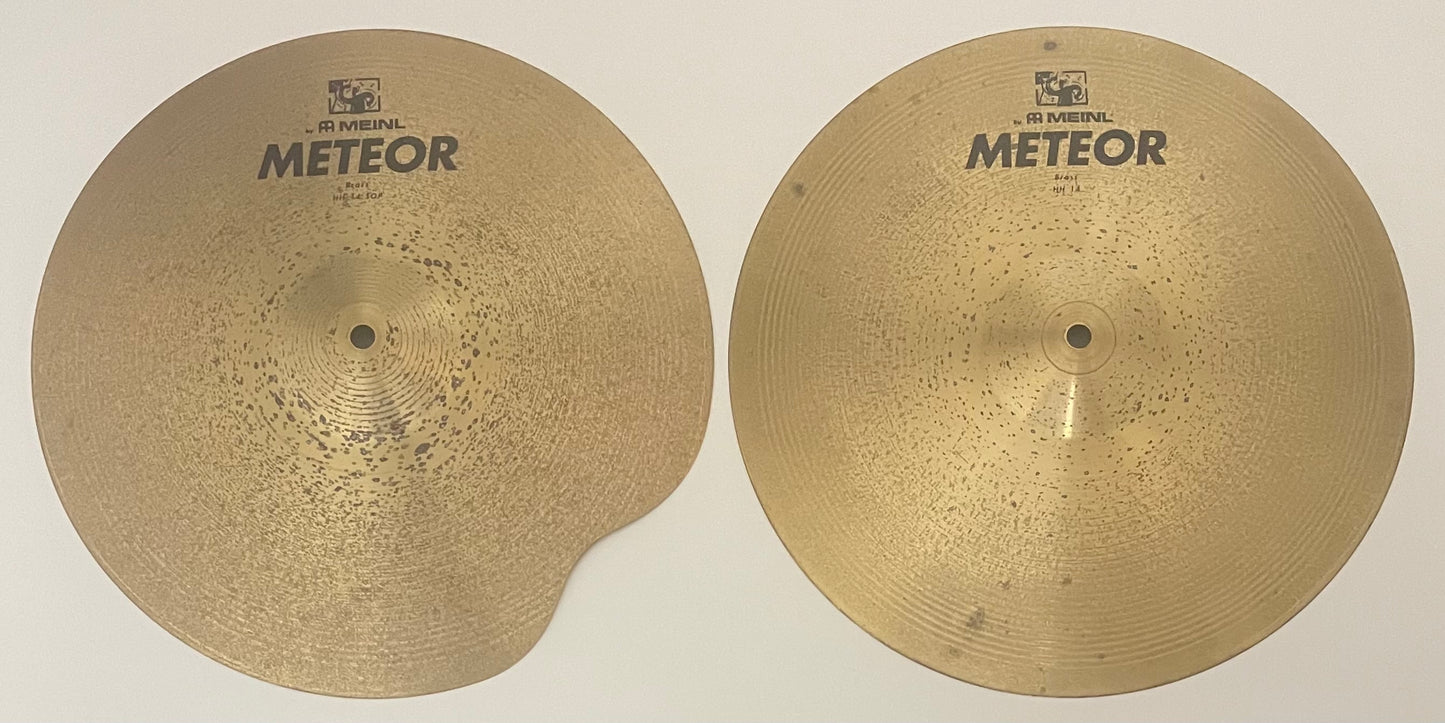 14" Meinl Meteor Hi-hat (repareret)