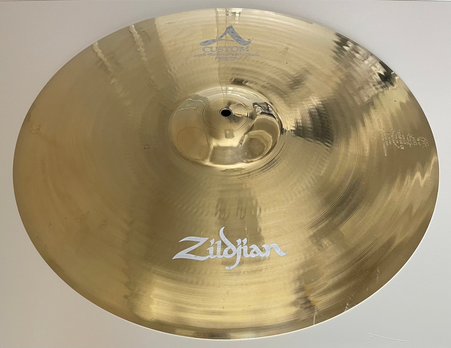 23” Zildjian A Custom 25th Anniversary Medium Thin Ride
