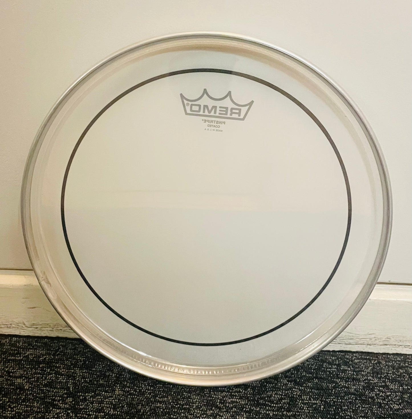 12" Remo Pinstripe Coated