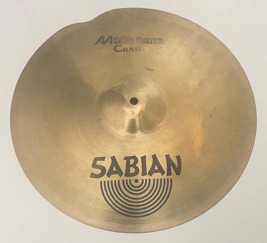 16" Sabian AA Sound Control Crash (repareret)