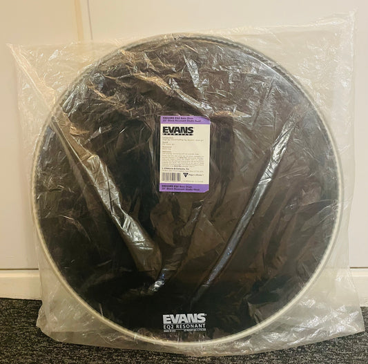 20" Evans EQ2 Resonant Ebony (stortromme)