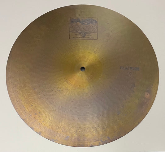 18" Paiste 2002 'Red Label' Flat Ride (projekt)