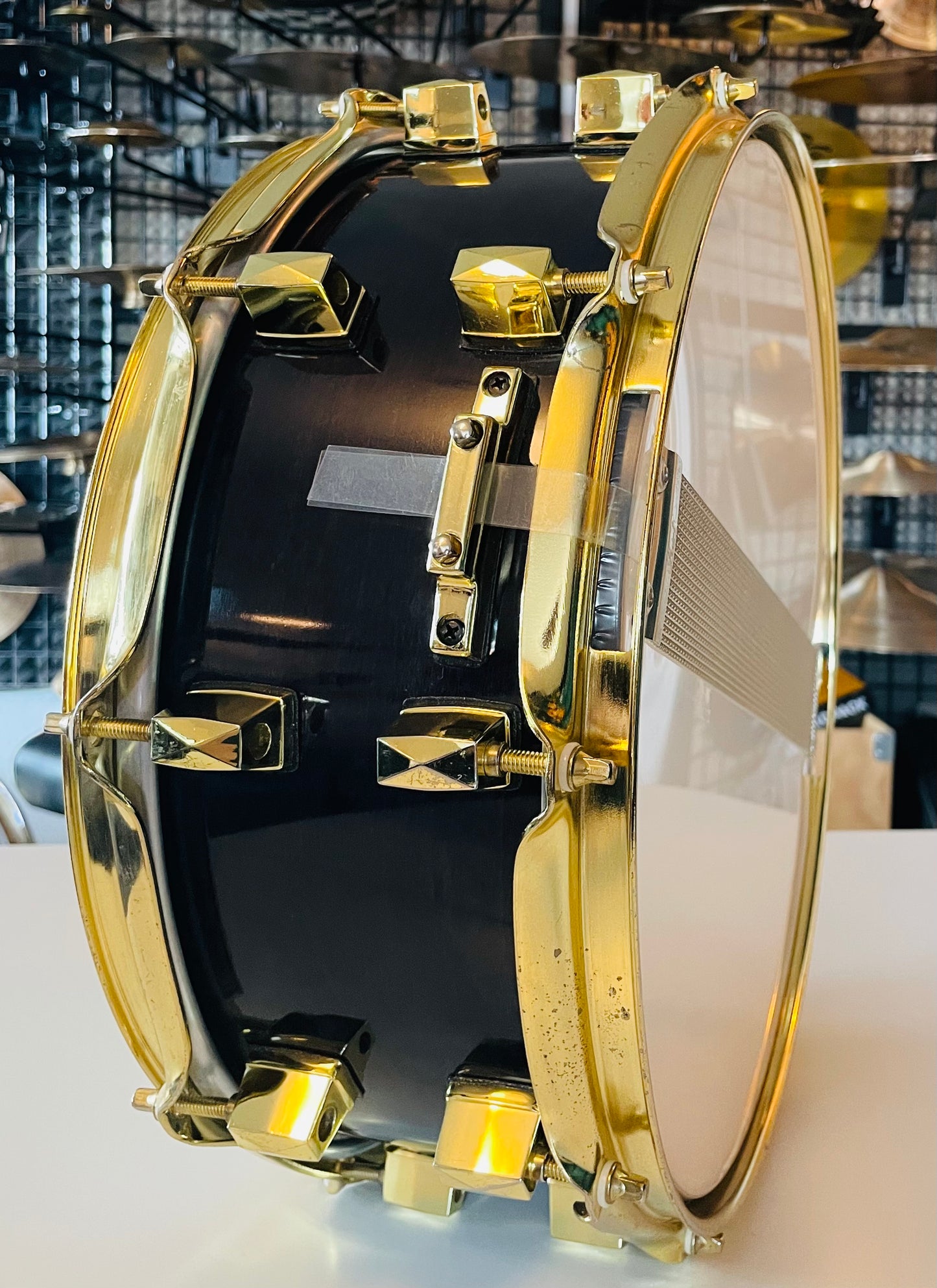 14" x 5.5" World Max Maple/Brass Snare Drum