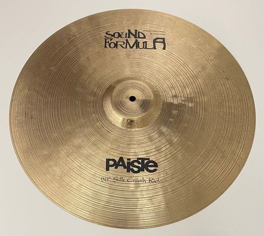 20" Paiste 'Sound Formula' Silk Crash/Ride
