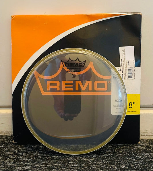 8" Remo Ambassador Clear
