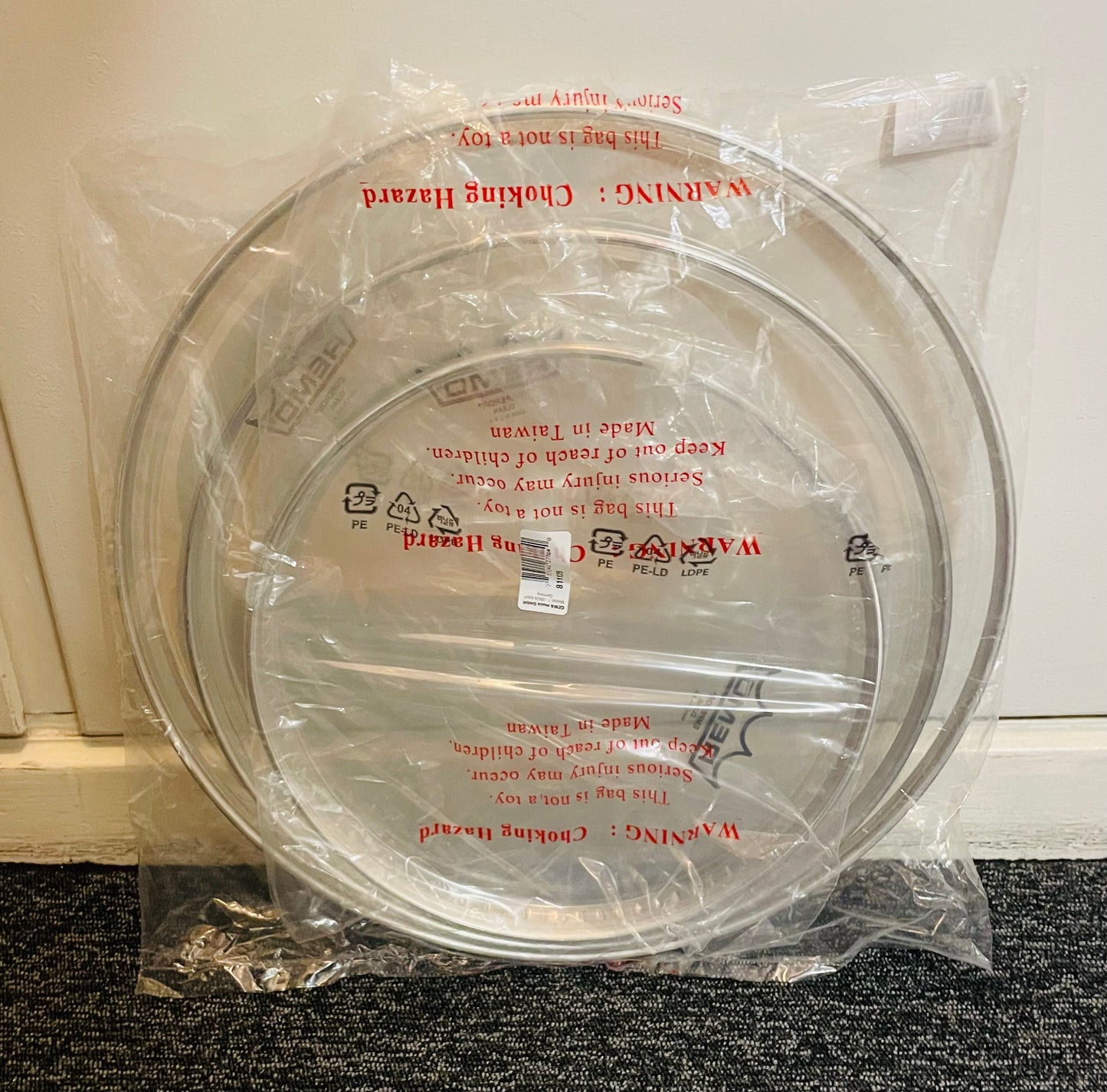 10", 12" & 14" Remo Emperor Clear (Pakke)