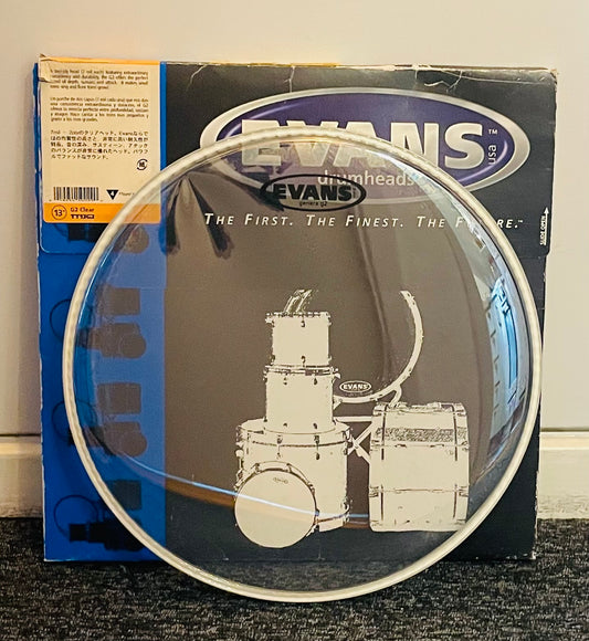13" Evans G2 Clear (små ridser)