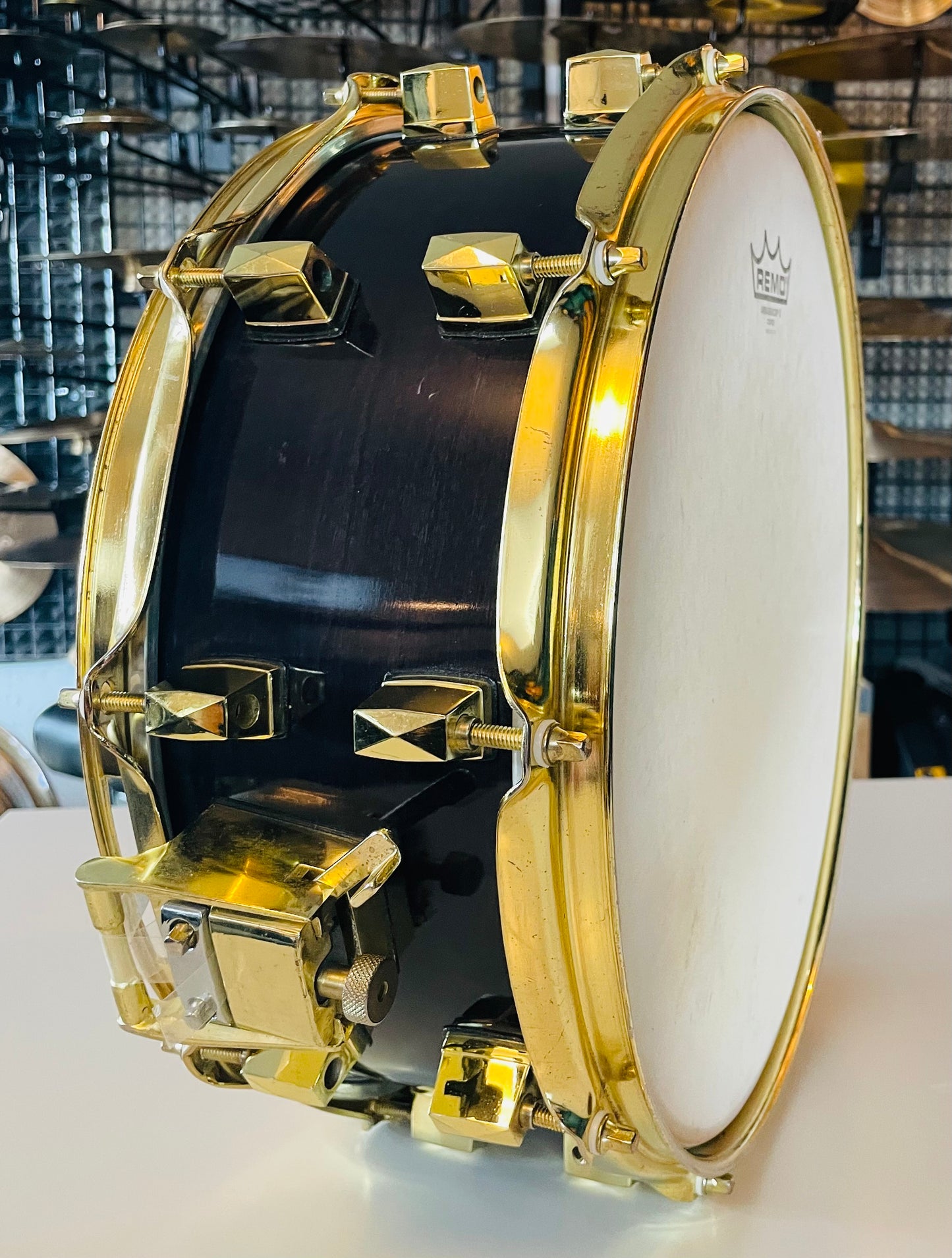 14" x 5.5" World Max Maple/Brass Snare Drum