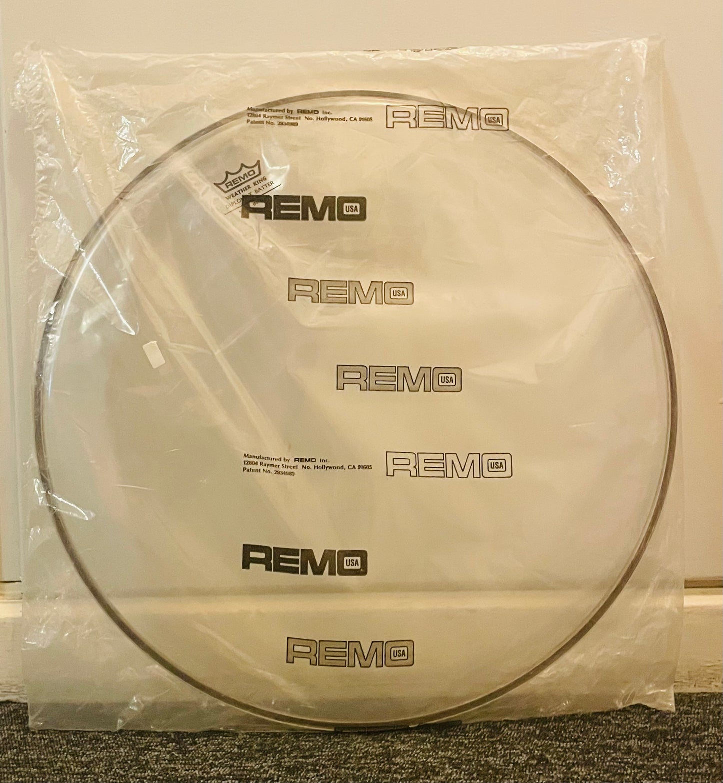 16" Remo Diplomat Clear