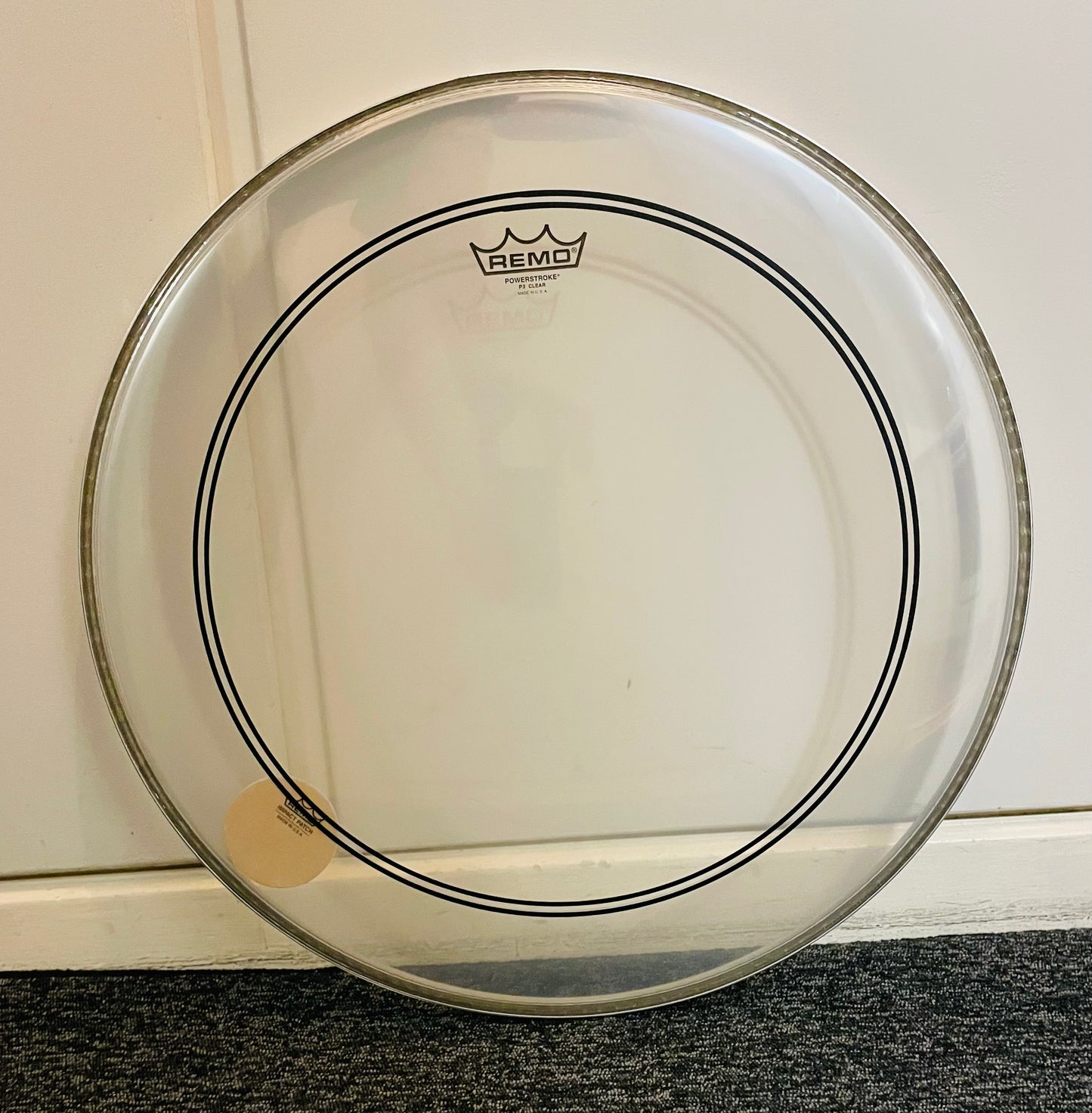 20" Remo Powerstroke 3 Clear