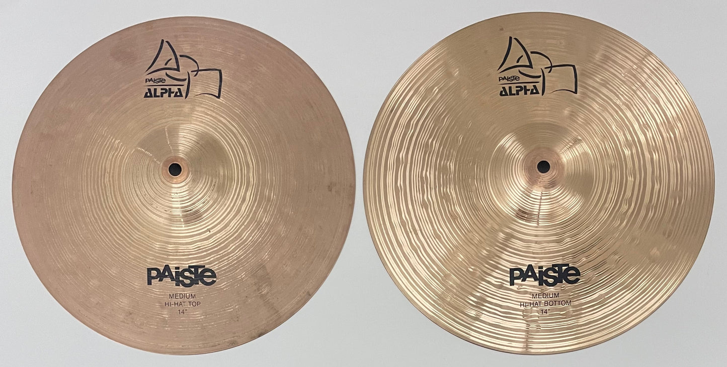 14" Paiste Alpha Medium Hi-hat (3)