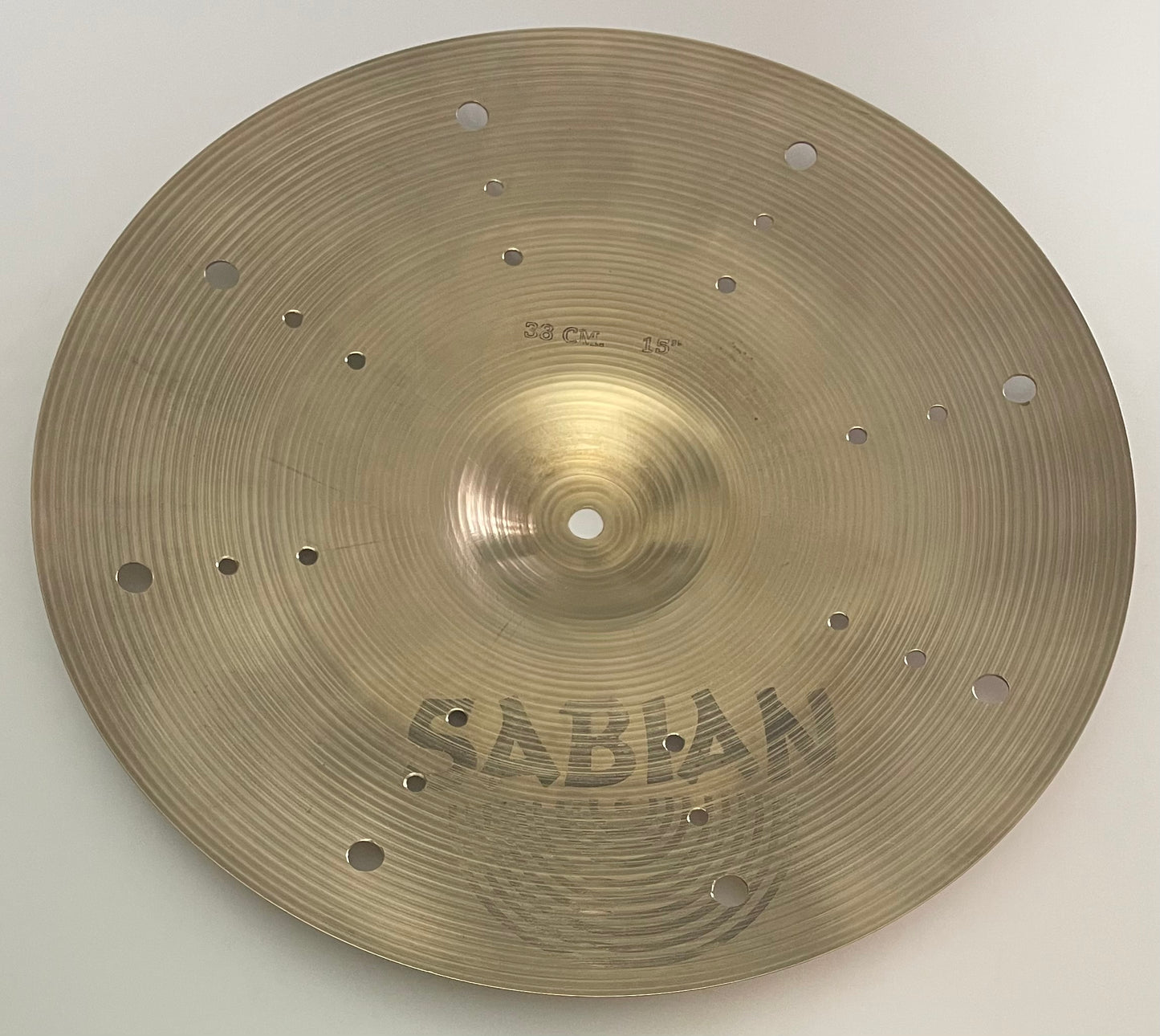 15" Sabian AA Crash (modificeret)