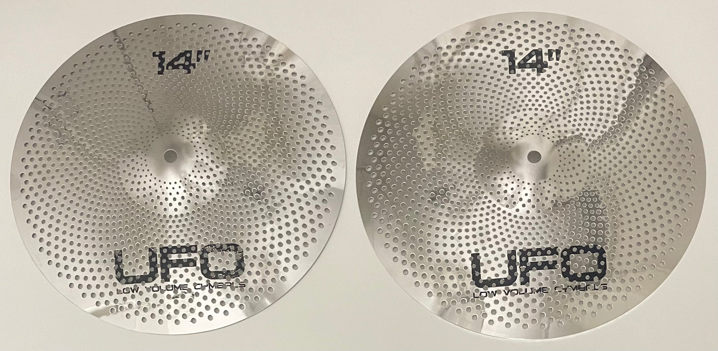 14" UFO 'Low Noise Cymbals' Hi-hat