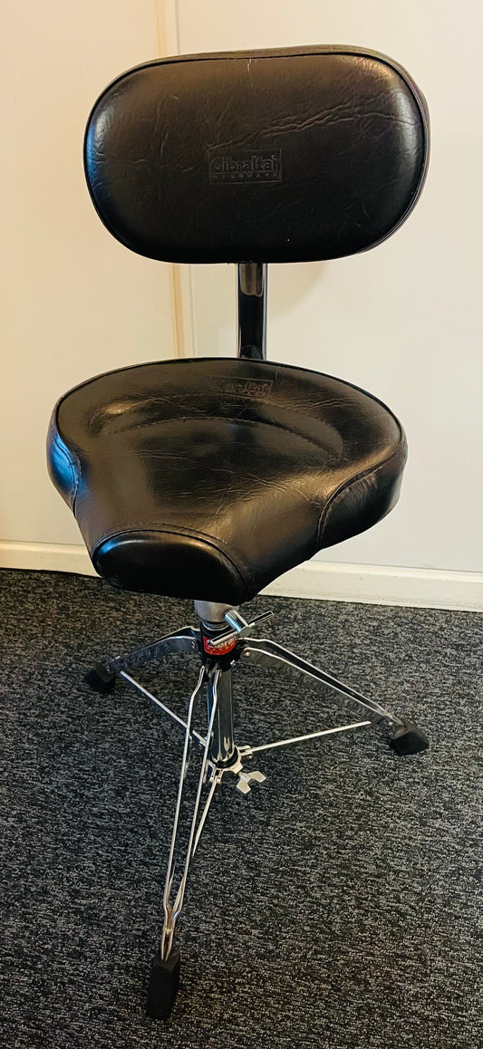 Gibraltar Heavy Duty Trommestol inkl. ryglæn.