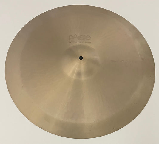 18" Paiste Formula 602 'Seven Sound Set 5' Crash/Ride