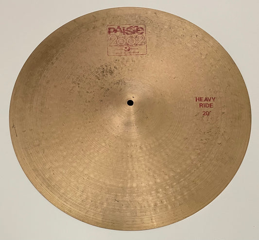 20" Paiste 2002 'Red Label' heavy Ride