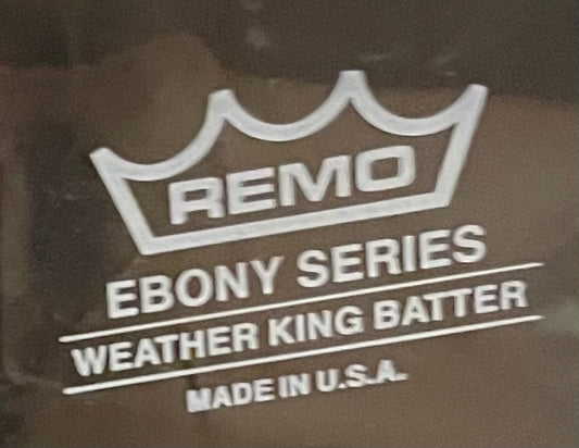 15" Remo Ambassador Ebony