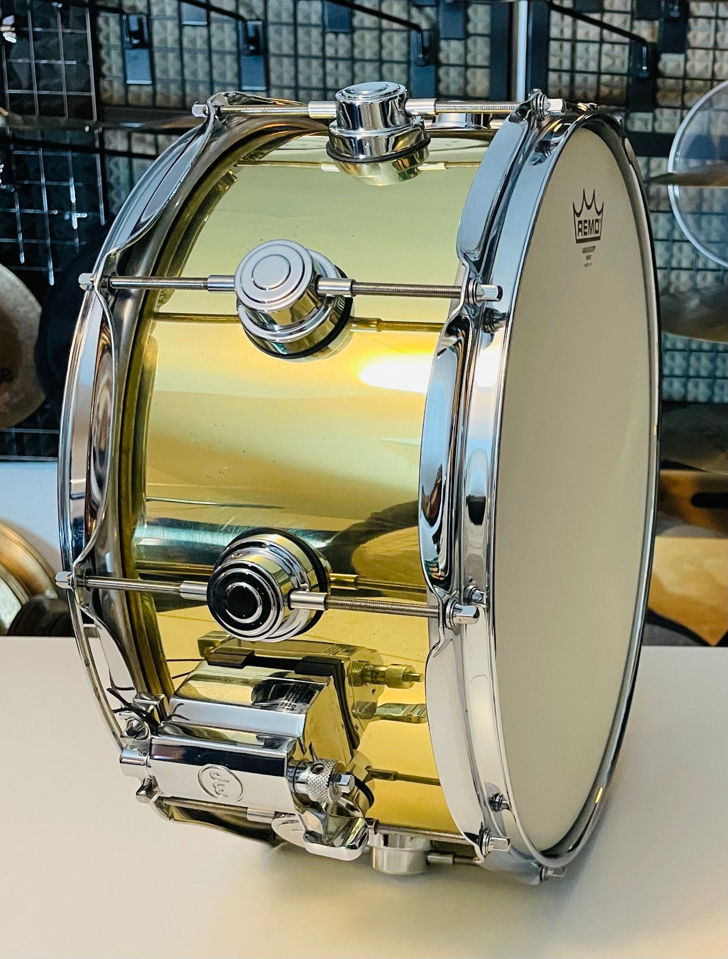 14" x 6,5" DW Collector's Series Messing Lilletromme