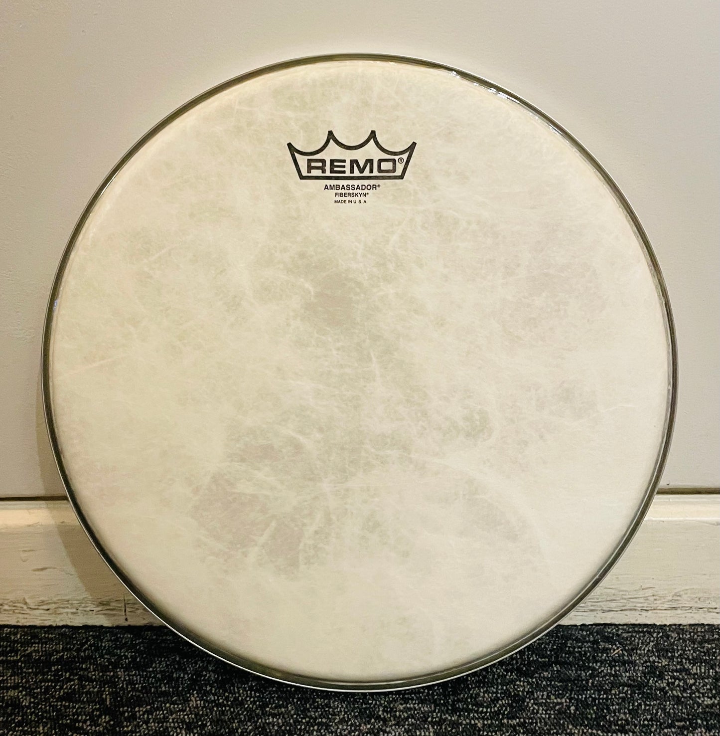 12" Remo Ambassador Fiberskyn