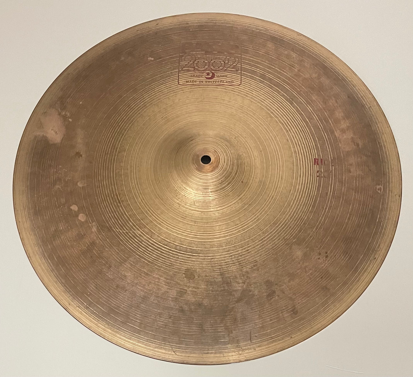 20" Paiste 2002 'Red Label' Ride