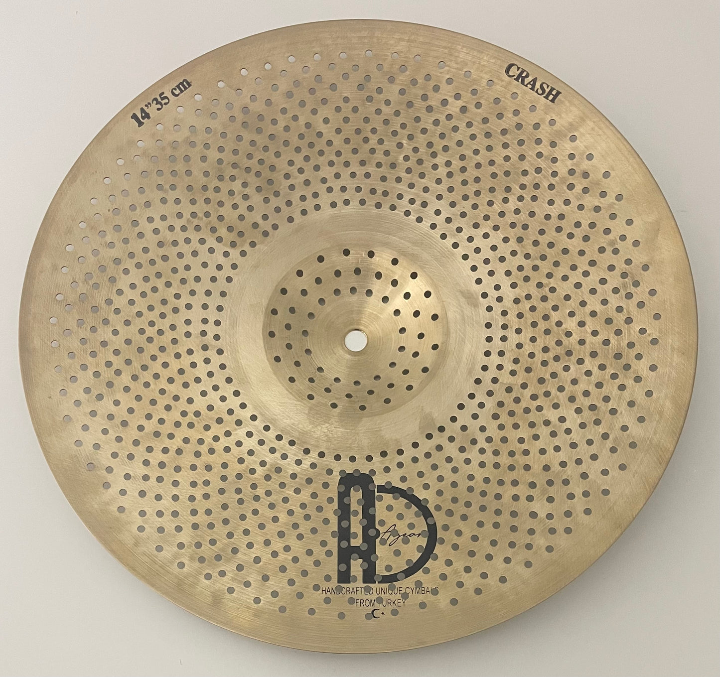 14" Agean Natural Jazz 'Low Noise' Crash