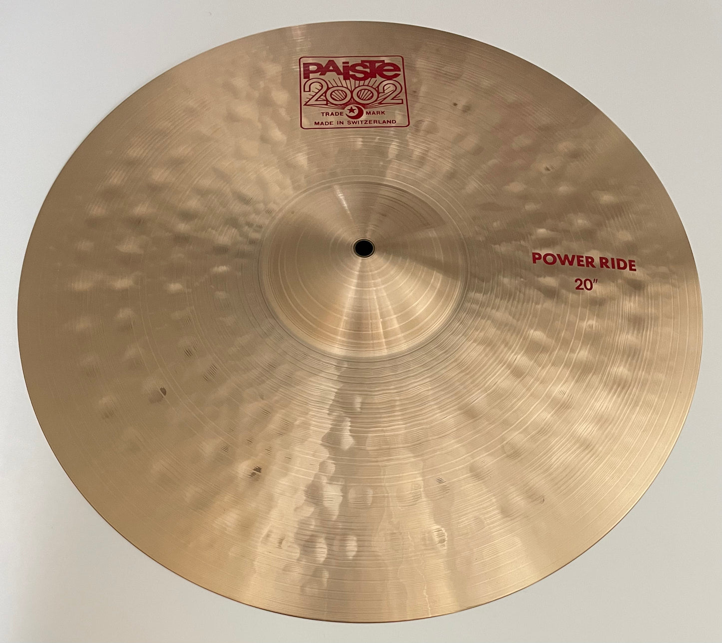 20" Paiste 2002 'Red Label' Power Ride