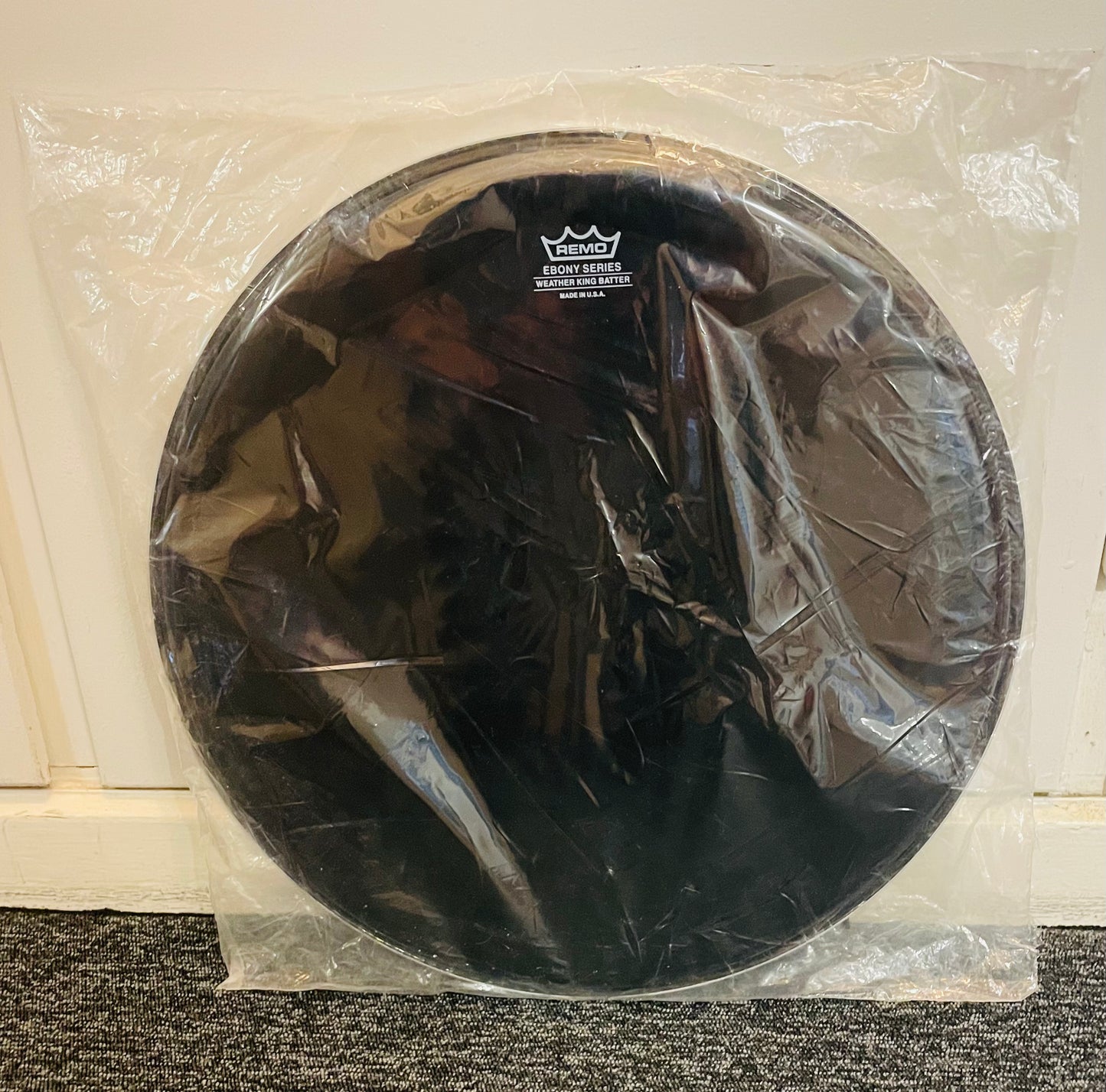 15" Remo Ambassador Ebony